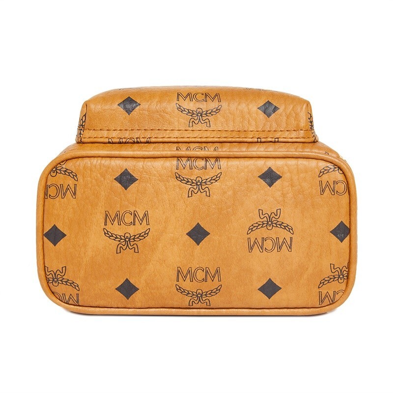 商品[国内直发] MCM|MCM 女士Stark Visetos系列超迷你款黑色经典LOGO印花人造革双肩背包 MMKAAVE13CO001,价格¥4647,第11张图片详细描述