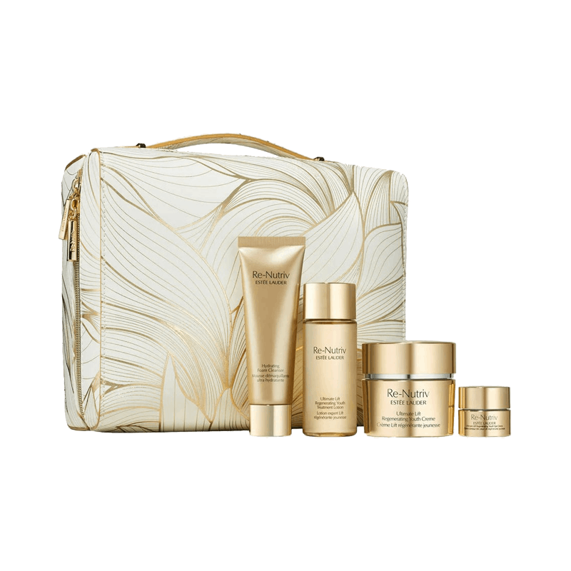 商品Estée Lauder|雅诗兰黛白金限量护肤套装 面霜50ml+洁面乳50ml+精粹水50ml+眼霜7ml,价格¥2138,第2张图片详细描述