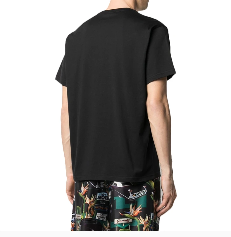 商品Givenchy|GIVENCHY 纪梵希 男士黑色T恤 BM71123002-001,价格¥2216,第5张图片详细描述