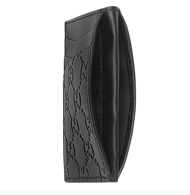商品[国内直发] Gucci|GUCCI 古驰 男士黑色皮革卡包 495015-CWC1R-1000,价格¥2937,第7张图片详细描述