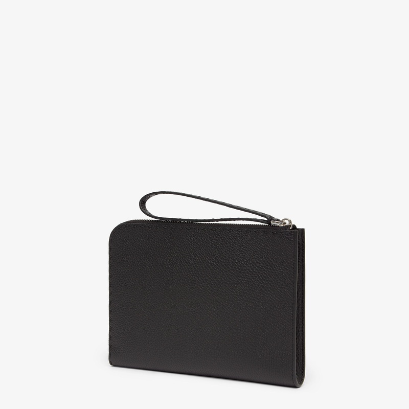 商品Fendi|芬迪 男士黑色皮革手拿包 7N0153AP3BF0GXN,价格¥6947,第4张图片详细描述