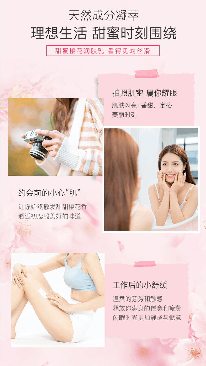 商品L'Occitane|LOCCITANE欧舒丹 樱花身体乳 250ml,价格¥148,第5张图片详细描述