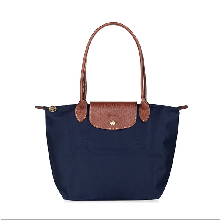 商品Longchamp|Longchamp 珑骧 女士藏蓝尼龙长柄小号购物袋 2605089556,价格¥680,第8张图片详细描述