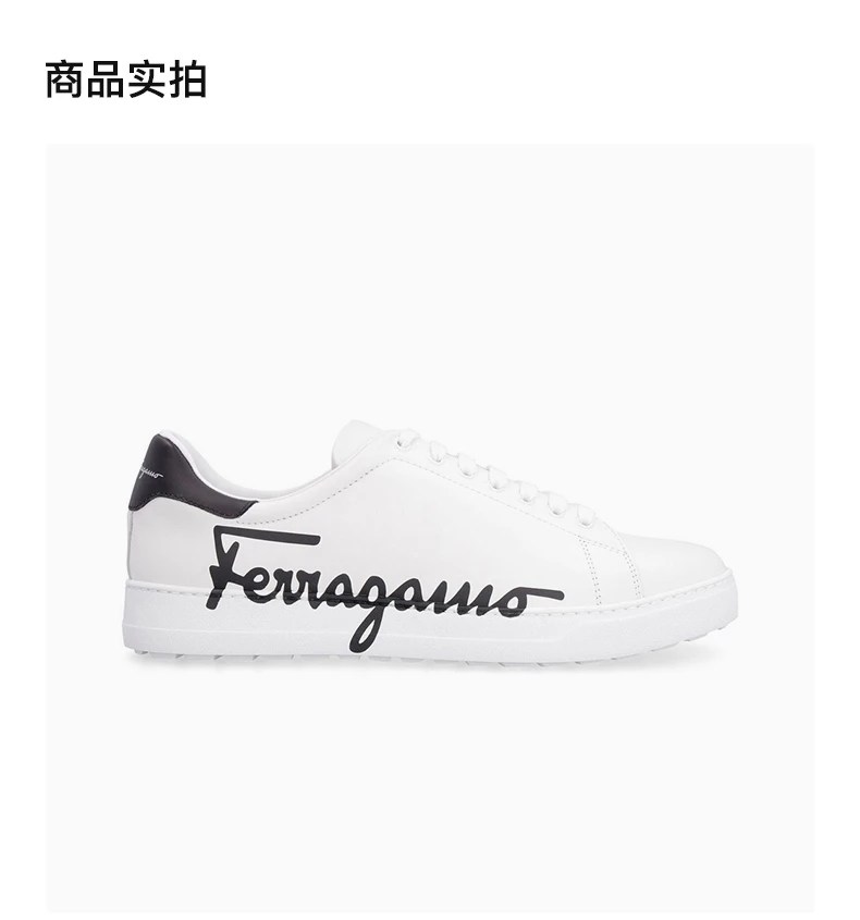 商品[国内直发] Salvatore Ferragamo|SALVATORE FERRAGAMO 男士白色运动鞋 02-0490-747219,价格¥4044,第4张图片详细描述