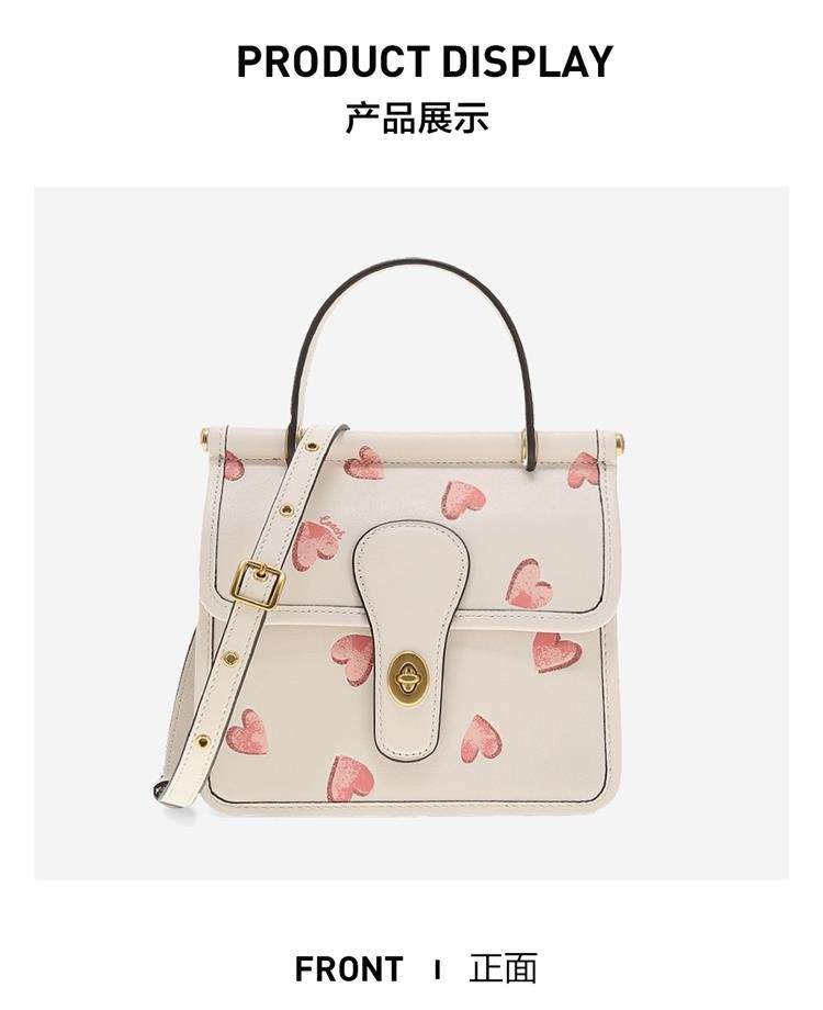 商品[国内直发] Coach|COACH 小号女士单肩斜挎手提包C3919B4HA,价格¥2542,第2张图片详细描述