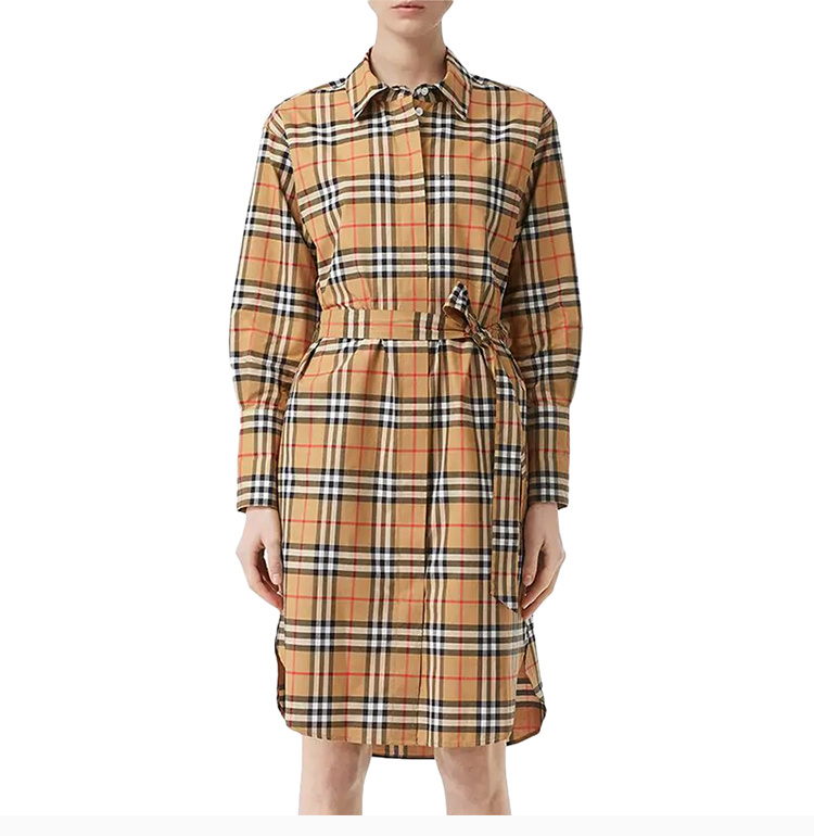 商品Burberry|Burberry格纹女士连衣裙 8013946,价格¥2879,第7张图片详细描述