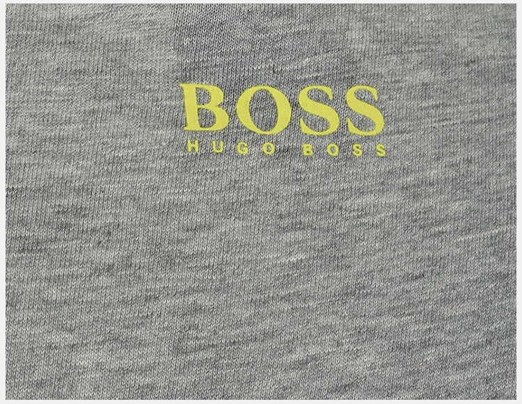 商品Hugo Boss|Hugo Boss 雨果博斯 花灰男士短袖T恤 TEE1-50383429-059,价格¥402,第6张图片详细描述