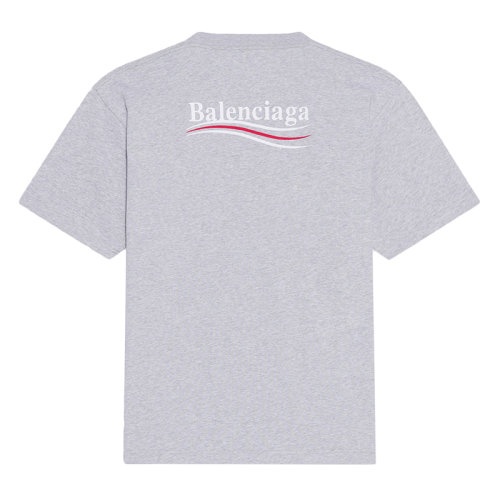 商品Balenciaga|Balenciaga/巴黎世家  女士灰色棉质复古大号T恤641655TKVJ11379,价格¥4362,第3张图片详细描述