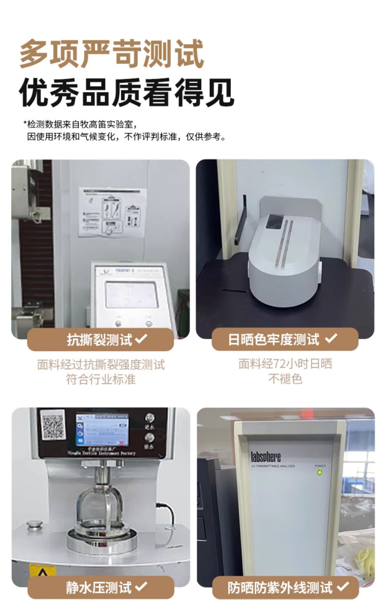 商品[国内直发] MobiGarden|黑胶天幕户外露营防雨防紫外线大空间遮阳棚蝶形牛津观庭,价格¥951,第48张图片详细描述