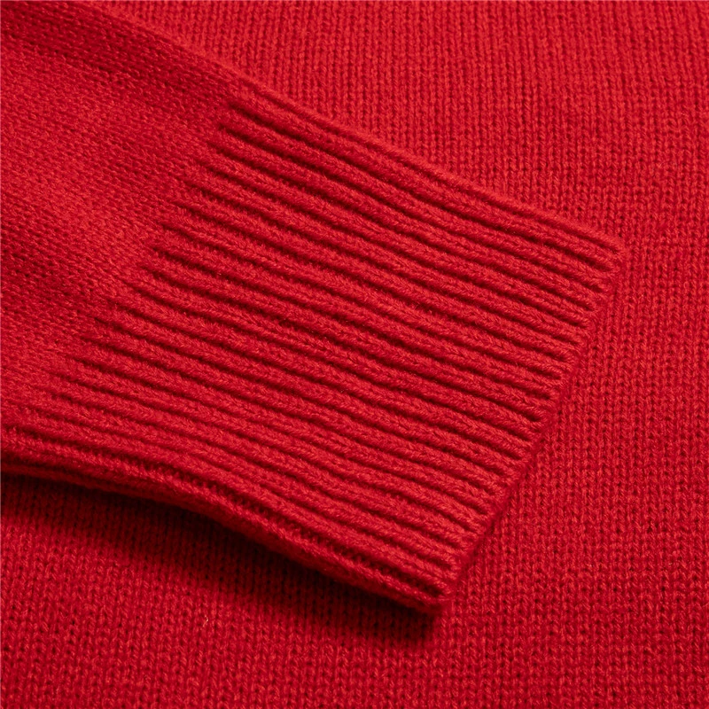 商品Sandro|SANDRO 女士红色针织毛衣 R130141P-RED,价格¥397,第10张图片详细描述
