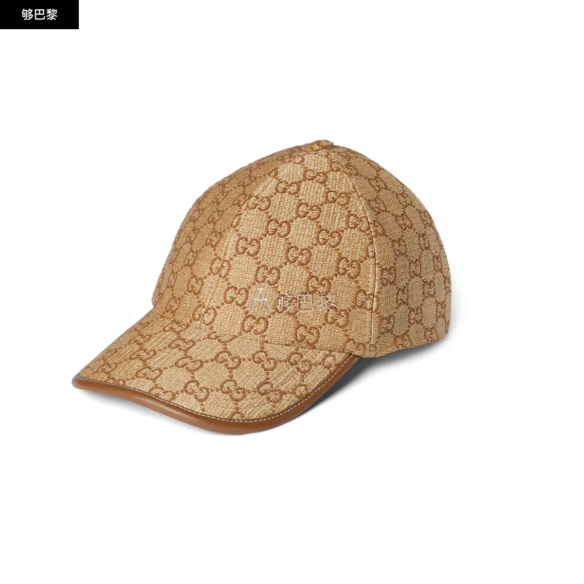 商品Gucci|【预售】 古驰 25春夏 女士 棒球帽 GG草编棒球帽 812847 3HA6A 8964 ,价格¥4730,第2张图片详细描述