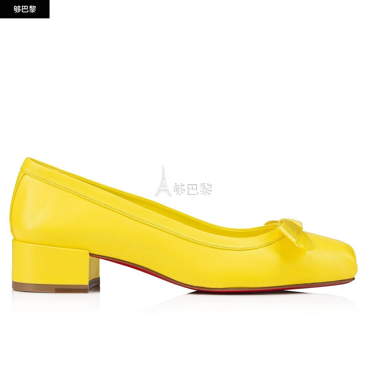 商品Christian Louboutin|包邮包税【预售7天发货】 CL红底鞋 23秋冬 女士 中跟鞋 Mamaflirt 1240204y385,价格¥6081,第6张图片详细描述