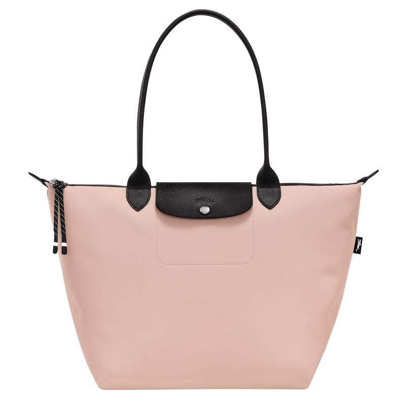 商品Longchamp|LONGCHAMP珑骧 Le Pliage Energy大号女士裸色帆布单肩包,价格¥2046,第2张图片详细描述