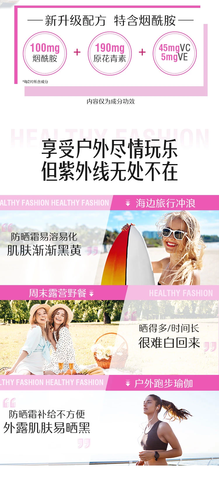 商品[国内直发] Swisse|Swisse 葡萄籽烟酰胺180片,价格¥148,第5张图片详细描述