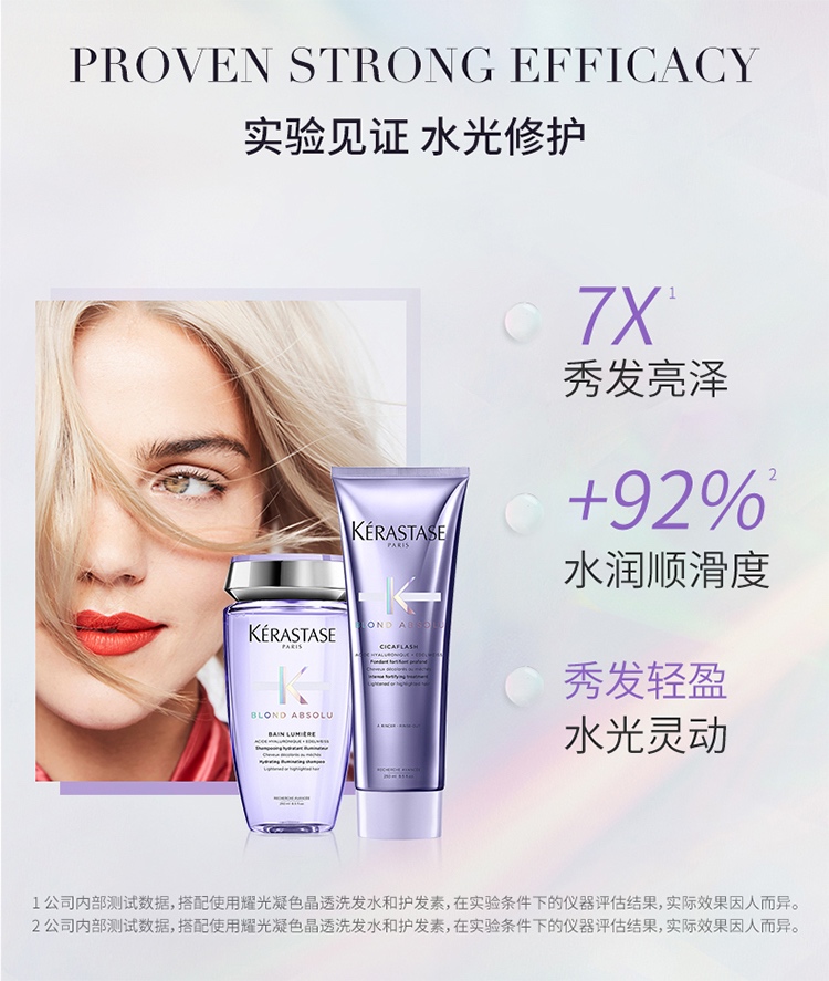 商品Kérastase|Kerastase卡诗玻尿酸水光洗发水500ml,价格¥371,第3张图片详细描述