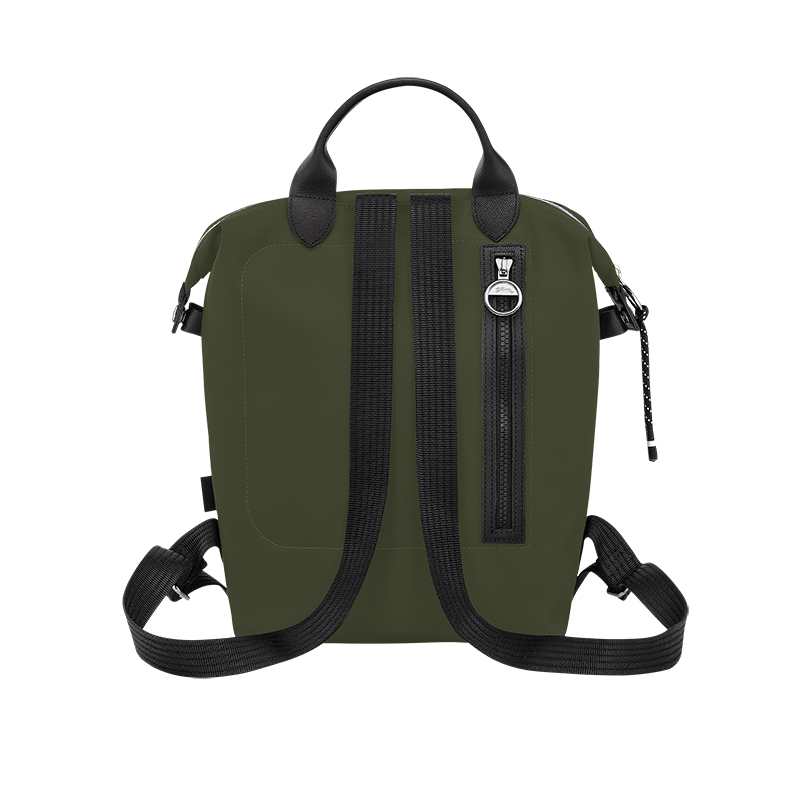 商品Longchamp|LONGCHAMP/珑骧 女士大号帆布拉链闭合双肩包,价格¥2006,第5张图片详细描述