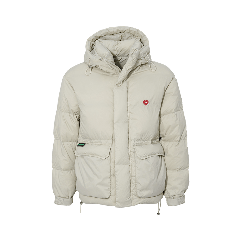 商品[国内直发] ROBINHOOD|罗宾汉爱心短款羽绒服-R128Y7004G-乌子,价格¥444,第2张图片详细描述
