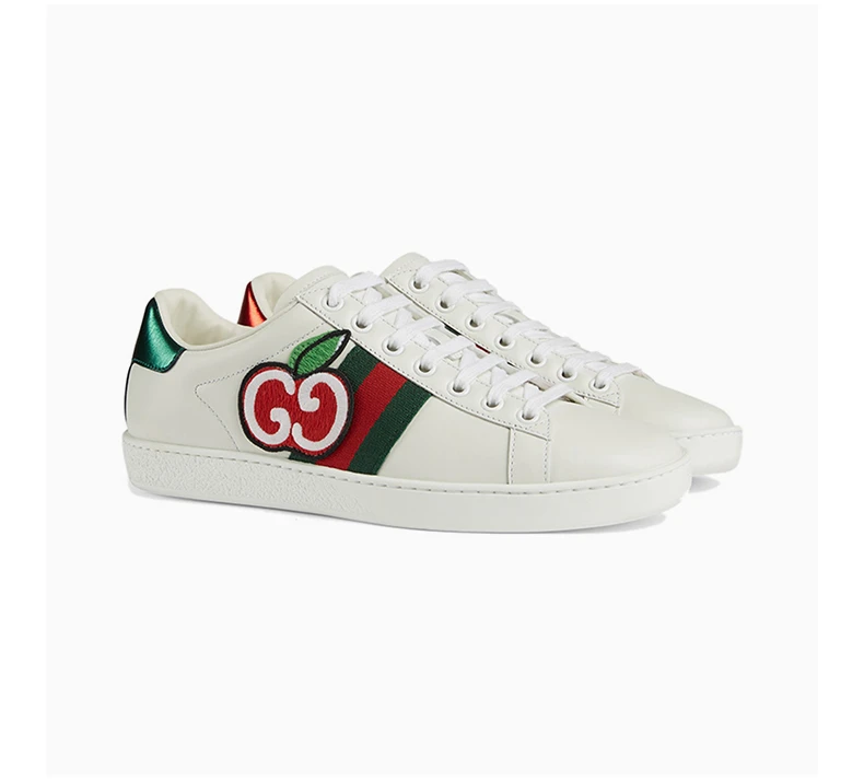 商品[国内直发] Gucci|GUCCI 白色女士板鞋 611377-DOPE0-9064,价格¥5217,第5张图片详细描述