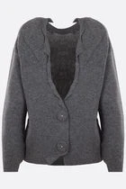 商品[国内直发] Prada|PRADA 深灰色女士针织衫/毛衣 P24Z1CS231129O-F0480,价格¥8728,第1张图片详细描述
