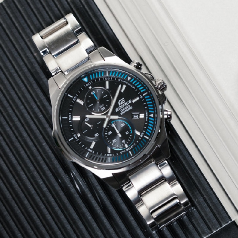 商品[国内直发] Casio|卡西欧手表EDIFICE轻薄系列，人造蓝宝石玻璃镜面 100米防水功能,价格¥1153,第3张图片详细描述