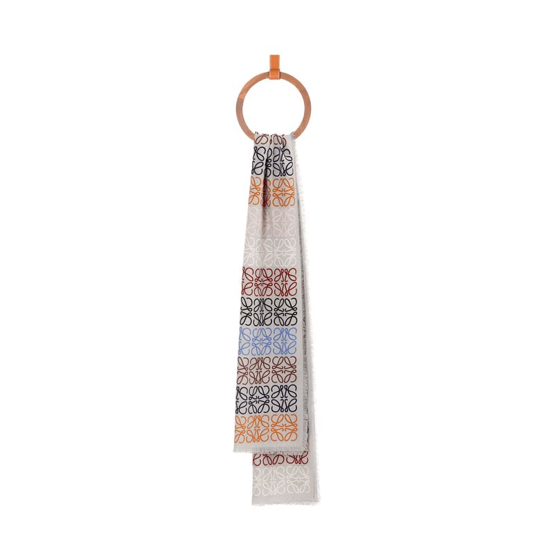 商品Loewe|LOEWE/罗意威   Anagram 羊毛和羊绒围巾,价格¥3159,第3张图片详细描述