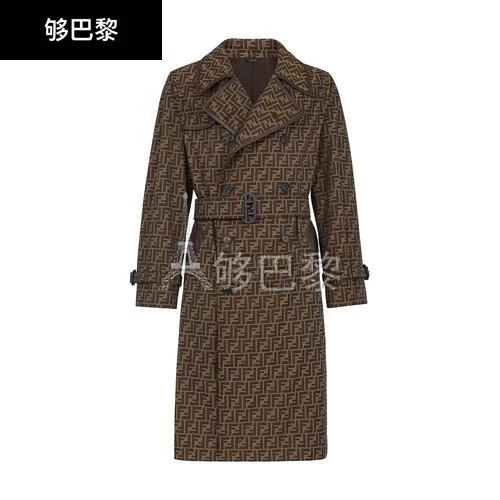 商品Fendi|【特惠8.7折】包邮包税【预售7天发货】 FENDI芬迪 男士 风衣 风衣  FENN868UMUL,价格¥33539,第3张图片详细描述