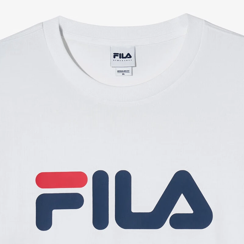 商品Fila|【享贝家】（国内现货-QD）FILA 运动休闲圆领大标logo短袖T恤男女同款FS2RSH2102X,价格¥137,第7张图片详细描述