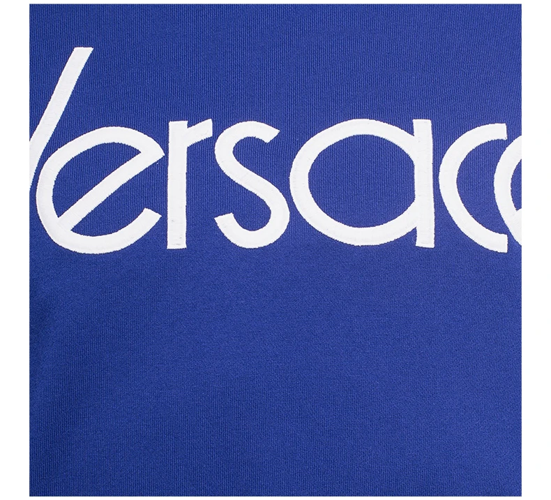 商品Versace|VERSACE 男士宝蓝色棉质圆领卫衣 A80470-A217878-A902P,价格¥2229,第8张图片详细描述