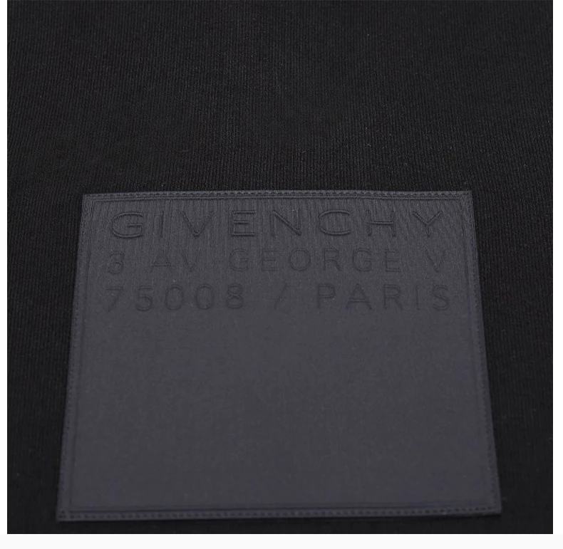 商品[国内直发] Givenchy|GIVENCHY 男士黑色棉质连帽卫衣 BMJ07Y30AF-001,价格¥5346,第8张图片详细描述