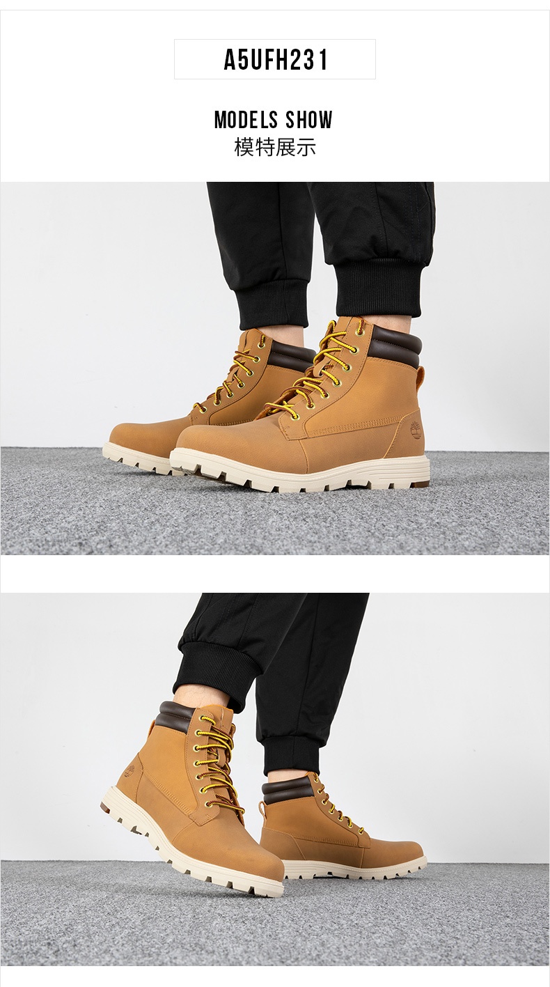 商品[国内直发] Timberland|Walden Park WR Boot WHT男士高帮休闲靴马丁靴,价格¥922,第1张图片详细描述