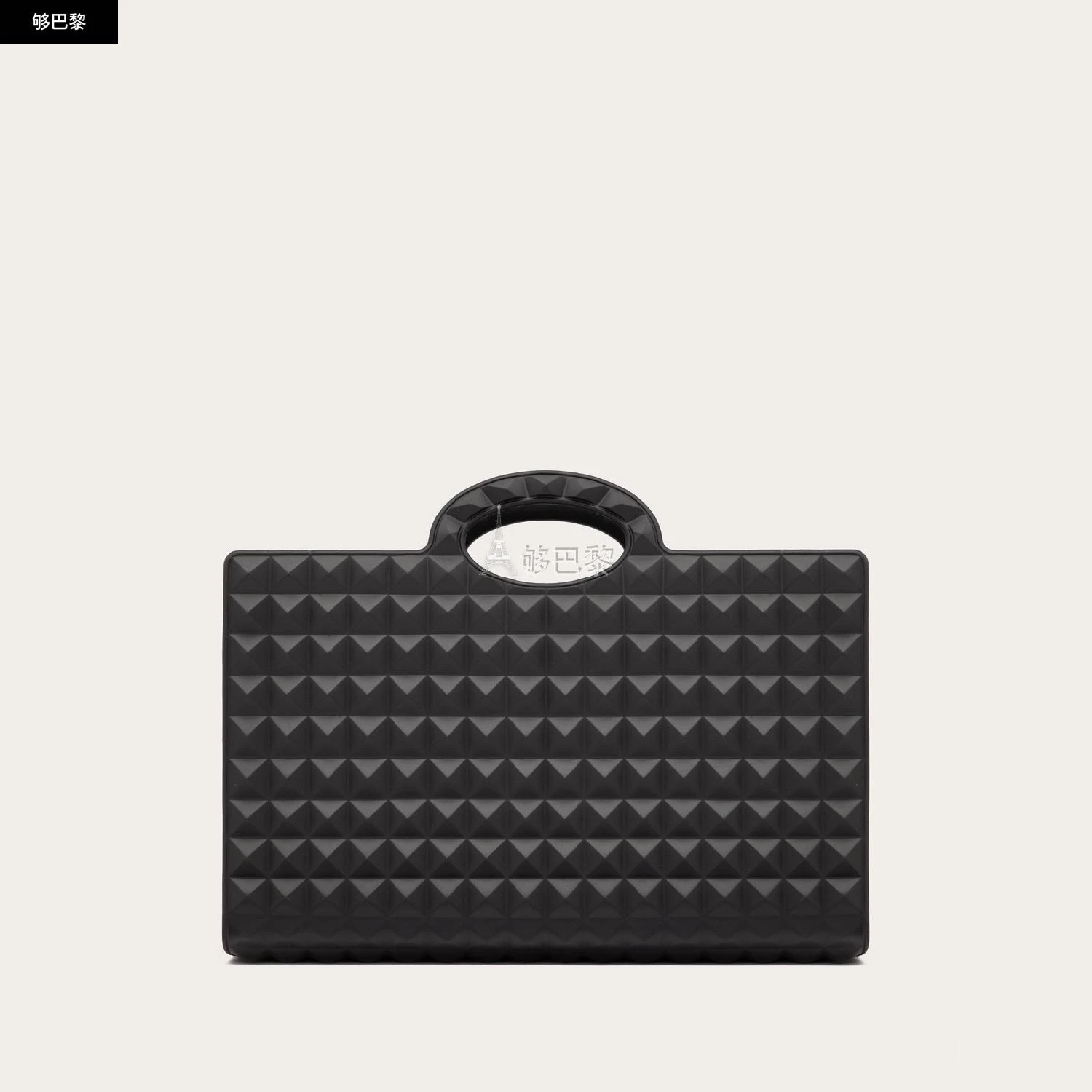 商品Valentino|包邮包税【预售7天发货】 VALENTINO华伦天奴 23秋冬 男士 手提包 CABAS LE TROISIÈME EN CAOUTCHOUC 3Y2B0C10XLU_0NO,价��格¥10593,第5张图片详细描述