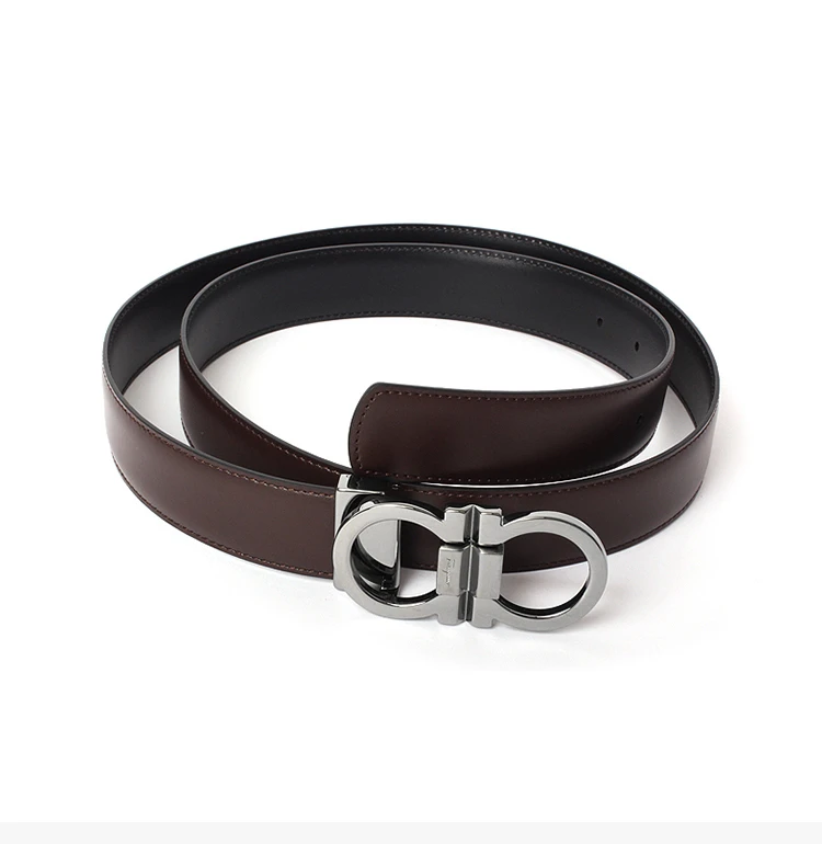 商品Salvatore Ferragamo|Salvatore Ferragamo 菲拉格慕 男士腰带 67-8648-444078【包装随机，部分无包装盒】,价格¥1867,第4张图片详细描述