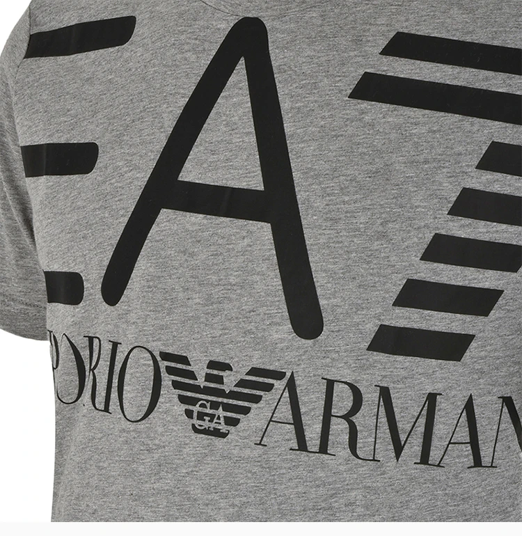 商品Emporio Armani|EMPORIO ARMANI 灰色男士T恤 3GPT06-J02Z-3905,价格¥380,第9张图片详细描述