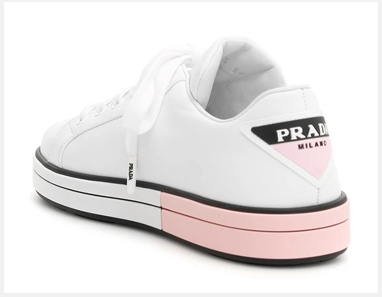 商品Prada|PRADA 白色女士板鞋 1E275L-3J8K-F0E1Q,价格¥2233,第6张图片详细描述
