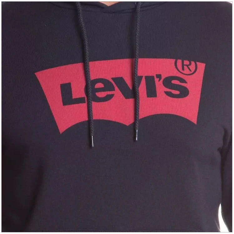 商品[国内直发] Levi's|Levi's 李维斯 男士黑色棉连帽上衣 196220005,价格¥294,第7张图片详细描述