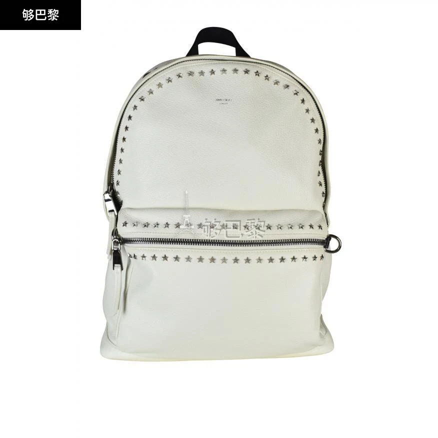 商品Jimmy Choo|【特惠6.0折】【预售】 男士 双肩包 Backpack 6626 SACWHITE&STARS ,价格¥8002,第2张图片详细描述