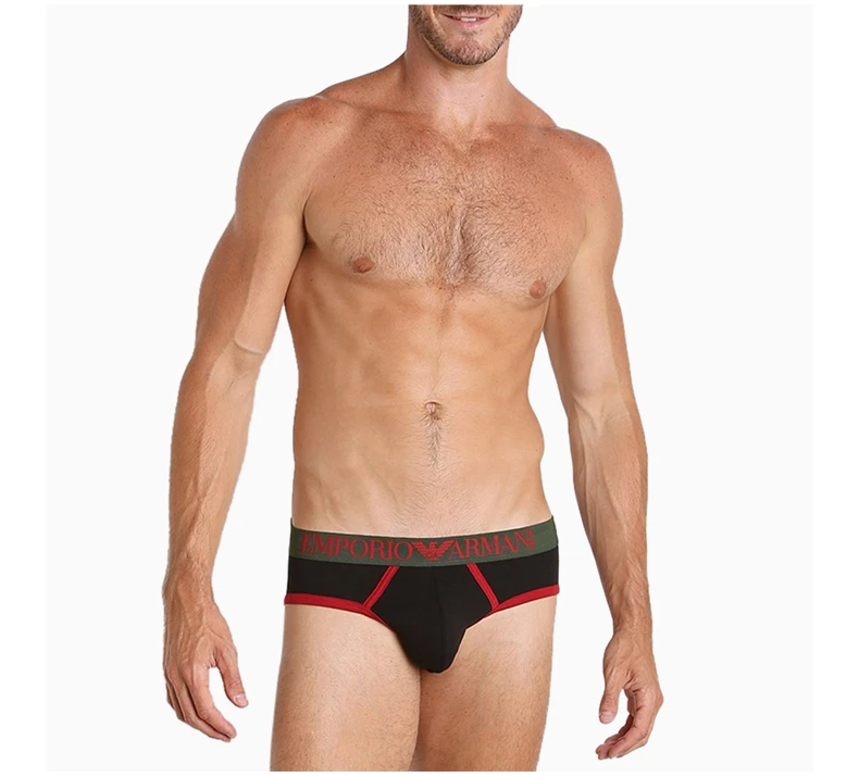 商品[国内直发] Emporio Armani|EMPORIO ARMANI 黑色男士内裤 111947-5A510-00020,价格¥313,第6张图片详细描述