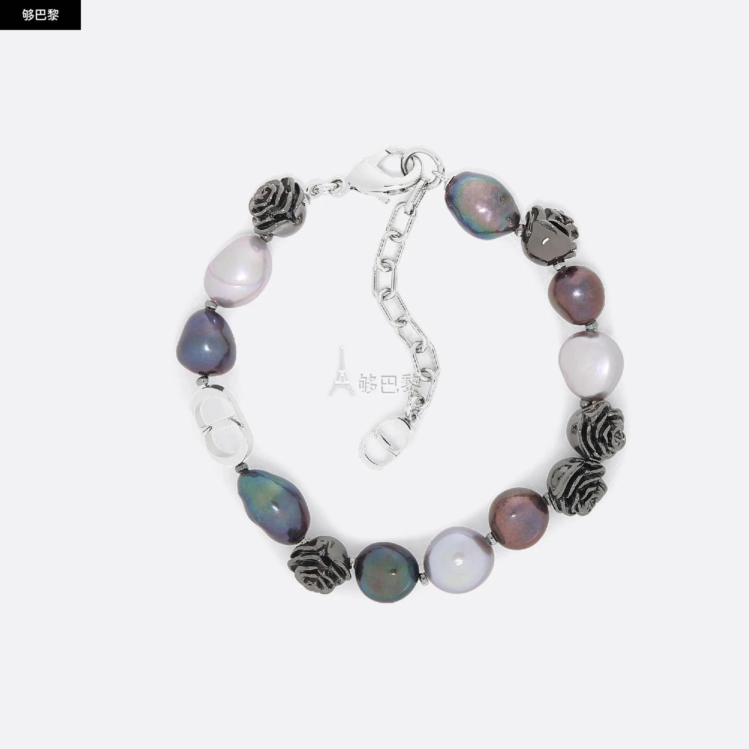 商品Dior|包邮包税【预售7天发货】 DIOR迪奥 23秋冬 男士 手链 Bracelet Roses B1970HOMGM_D950,价格¥5389,第3张图片详细描述