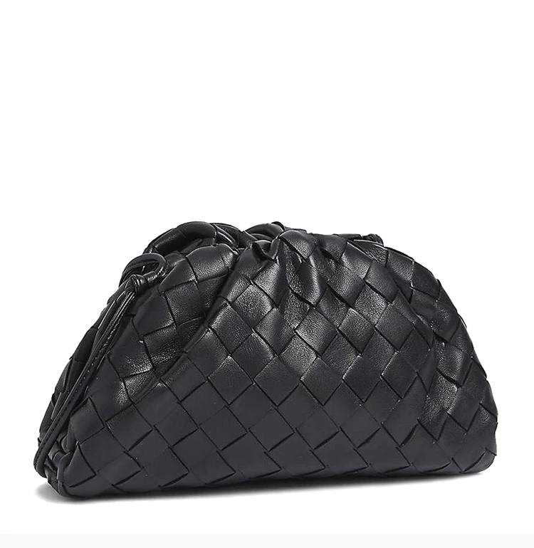 商品[国内直发] Bottega Veneta|Bottega Veneta 葆蝶家 女款黑银云朵包单肩包 585852-VCPP1-8803,价格¥11803,第6张图片详细描述