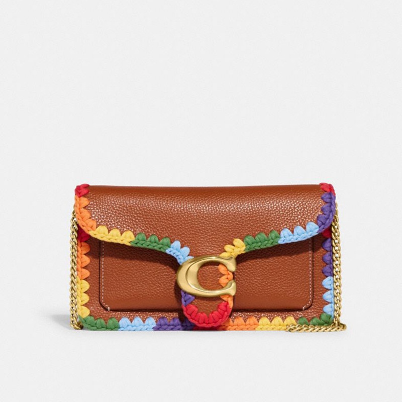 商品Coach|蔻驰女士专柜款鹅卵石皮革tabby单肩斜挎包（香港仓发货）,价格¥1698,第12张图片详细描述