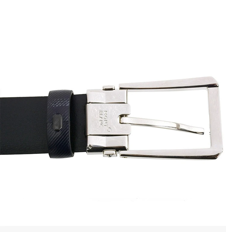 商品MontBlanc|MONT BLANC 黑色男士腰带 123897,价格¥1582,第6张图片详细描述