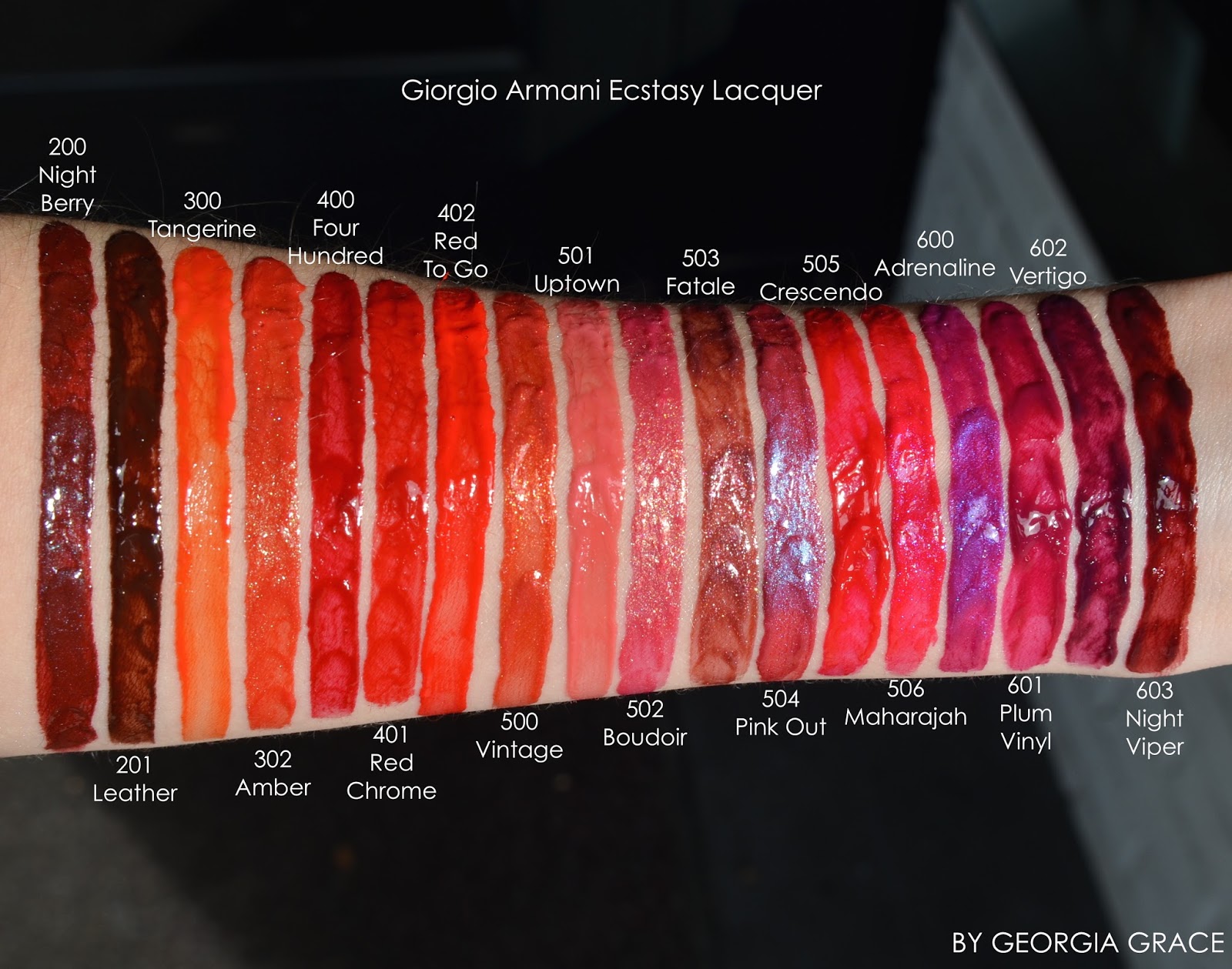 商品Giorgio Armani|漆光迷情唇釉 (黑管唇釉),价格¥282,第10张图片详细描述