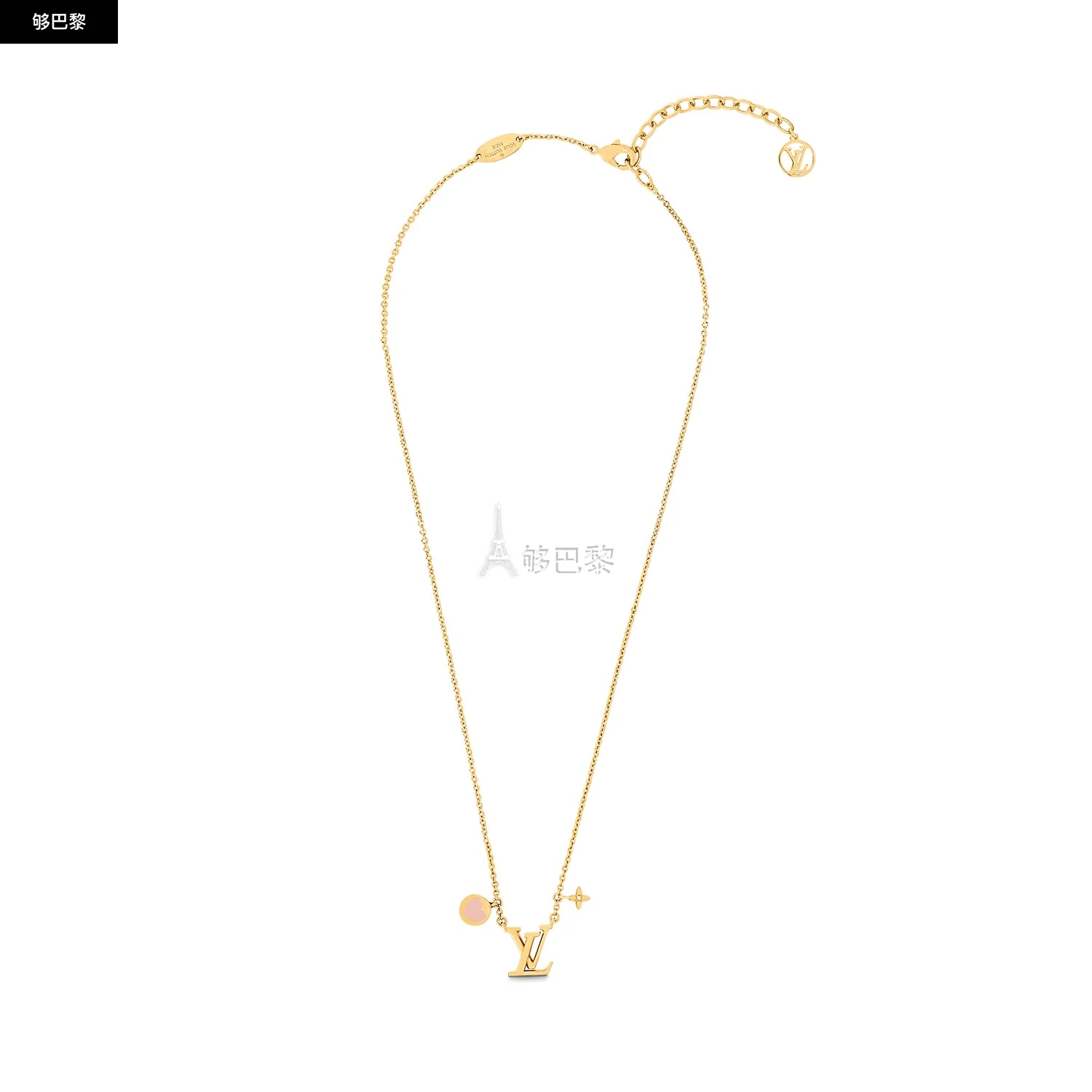 商品Louis Vuitton|【预售】 LV路易威登 25春夏 女士 吊坠 LV ICONIC HEART 项链 M01424 ,价格¥4844,第2张图片详细描述