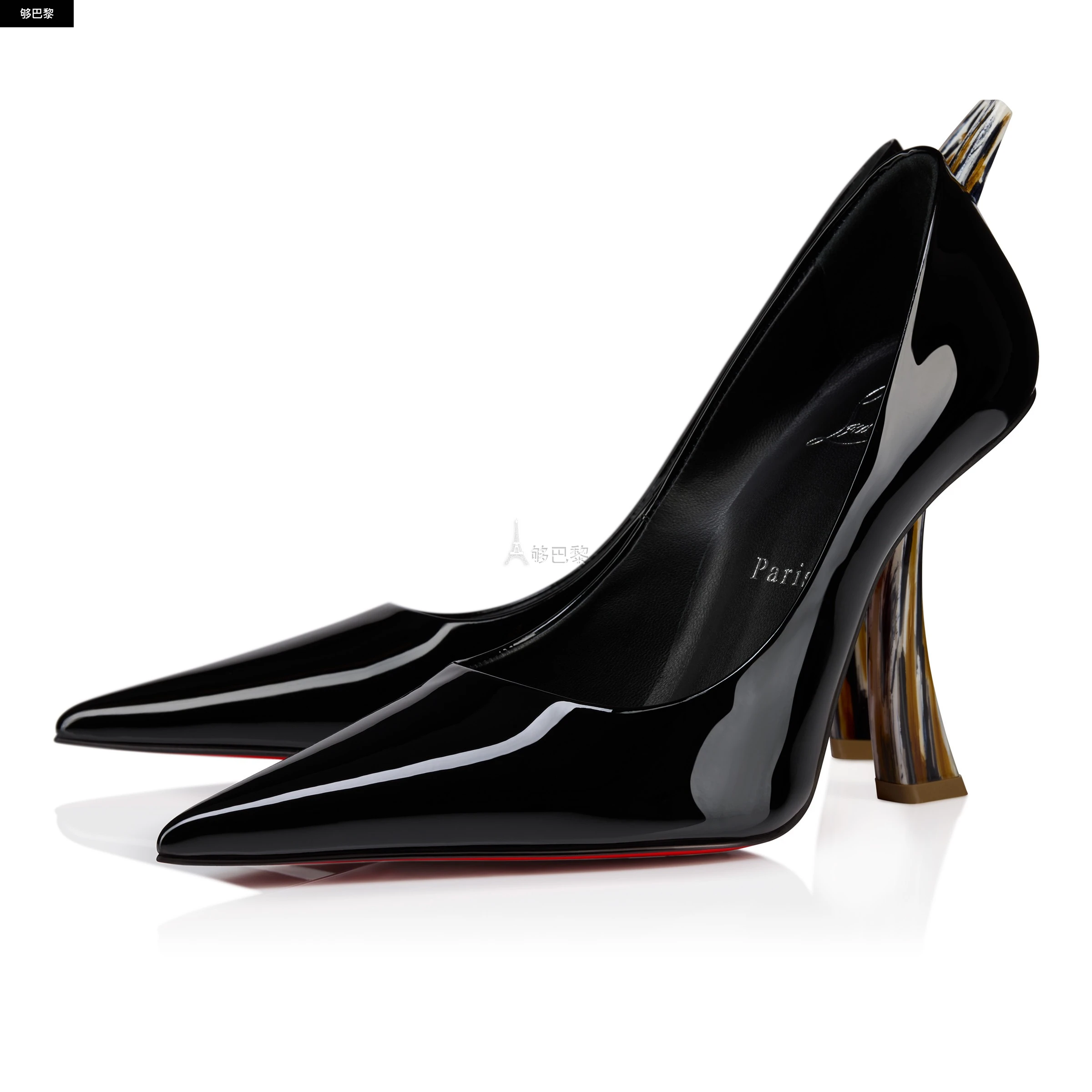 商品Christian Louboutin|【预售】 CL红底鞋 25春夏 女士 高跟鞋 Kate Clawmax 1250990t339,价格¥9483,第3张图片详细描述