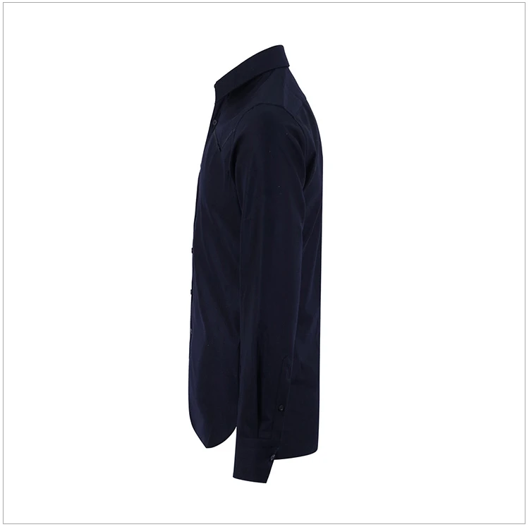 商品[国内直发] Lanvin|Lanvin 浪凡 藏蓝色羊毛男士衬衫 RMSI0026-29,价格¥1051,第6张图片详细描述