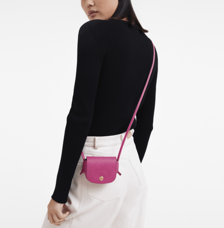 商品[国内直发] Longchamp|珑骧女包按扣翻盖开合可调节肩带单肩斜挎零钱包,价格¥879,第2张图片详细描述