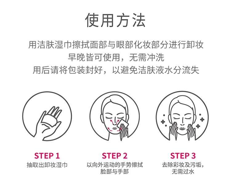 商品Bioderma|Bioderma贝德玛粉水卸妆湿巾25抽 1-2包装,价格¥117,第5张图片详细描述