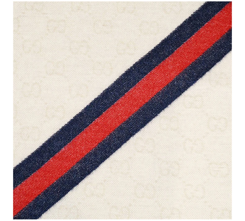 商品[国内直发] Gucci|GUCCI 奶油色中性围巾 570603-3G200-9568,价格¥2144,第6张图片详细描述