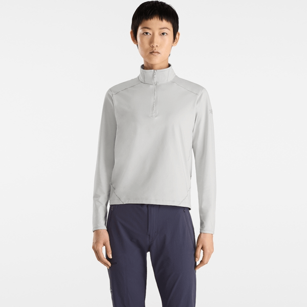 商品Arc'teryx|【Brilliant|包邮包税】始祖鸟 KYANITE LT ZIP NECK W[SS23] 新款上市 Kyernite LT 拉链领女装 ATNSWX6418,价格¥1748,第10张图片详细描述