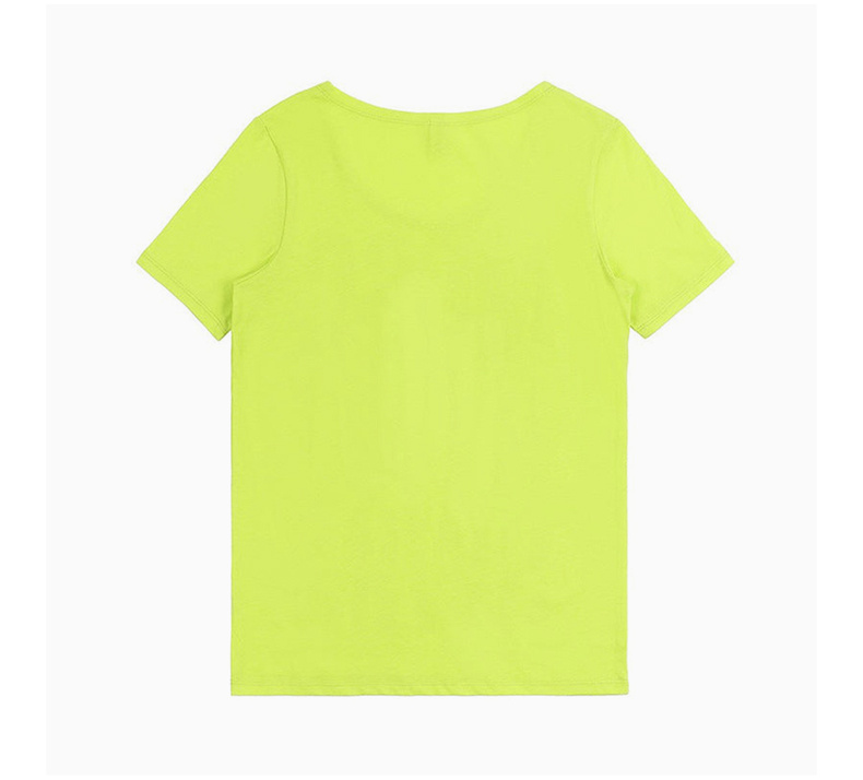 商品Moschino|MOSCHINO 女士黄色印花短袖T恤 A6302-2109-398,价格¥565,第7张图片详细描述